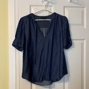 RW&CO. Navy Blouse